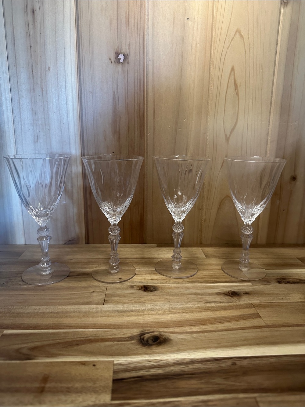 Vintage Fostoria Crystal “Niagara” Champagne Sherbet Glasses - Set of 4
